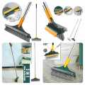 3 in 1 Tiles cleaning brush with long handle and wipers.