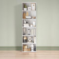 6-Tier Floor Standing Bookshelf -Story High Bookshelf, Shelf Display Storage Rack, Home Decorative Furniture, Suitable for Home Offices, Living Rooms, and Bedroom 72/16''.