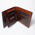 Bomshisky Men's Wallet, Large Size # Steel Model B. 