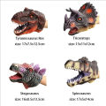 Pet Cat Dog Teasing Hand Puppets Dinosaur Head Model Toy T-Rex Dino Jurass Shark Tiger Park Dolls Dinosaur Worlds Soft Plush Toy.