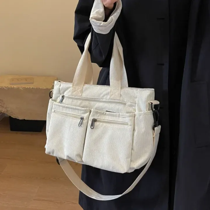 Casual%20Corduroy%20Messenger%20Bags%20Large%20Capacity%20Commuter%20Mummy%20Portable%20Shoulder%20Bag%20Multi%20Layers%20Camping%20Tote%20Bags%20-%20Image%203