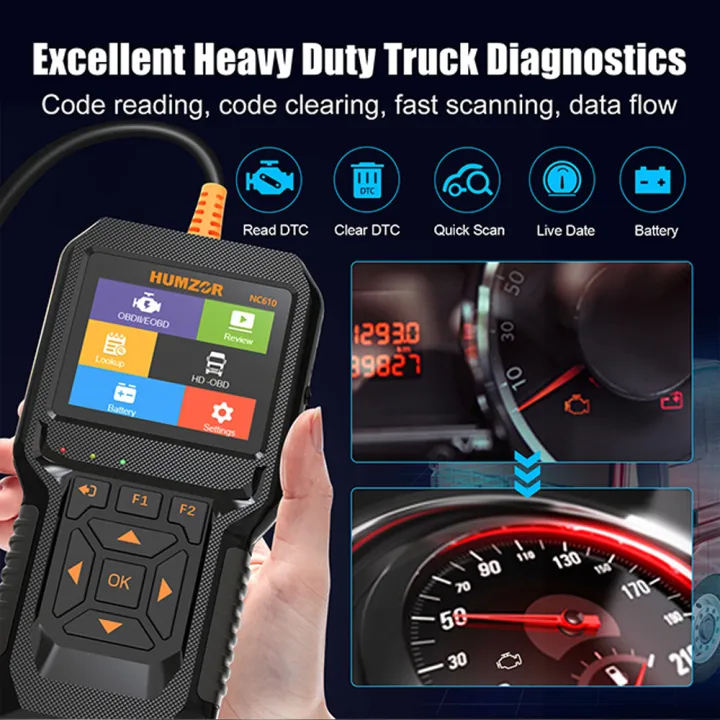 OBD2%20Car%20Diagnostic%20Heavy%20Duty%20Truck%20Scanner%20For%20HUMZOR%20NC610%20Diesel%20Gasoline%20Engine%20Battery%20Test%20%20J1939%20F1%20Code%20Reader%2012V/24V%20-%20Image%205