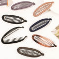 Matte Fish Shaped Hairpin Ponytail Banana Hair Clip Headband For Women Hair Accessories HairgripsTwist Clamp Barrettes Headwear.