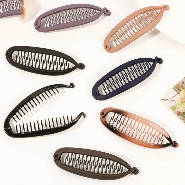 Matte%20Fish%20Shaped%20Hairpin%20Ponytail%20Banana%20Hair%20Clip%20Headband%20For%20Women%20Hair%20Accessories%20HairgripsTwist%20Clamp%20Barrettes%20Headwear%20-%20Image%204