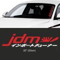 JDM kanji car sticker windshield windscreen for JDM Mugen front glass decal. 