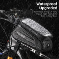 WEST BIKING Bicycle Top Tube Bag Touch Screen Cycling Phone Bag Waterproof EVA Hard Shell Bike Bag MTB Road Bike Accessories. 