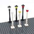 10pcs MOC City Series Street Lamp Building Blocks DIY Street View Roadside Lighting Decoration 2039,4740,3626 Assembly Bricks. 