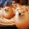 Dog Squishy Egg Toys ! Shibako Egg Shiba Inu Egg Slow Rising Squishy - Dog Egg Toy Stress Relief - Dog Eggs Decompression Toy.