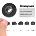 3 Pairs Replacement Memory foam Tips for   Buds Pro Eartips wireless Earbud Anti-Slip Avoid Falling Ear Tips black. 