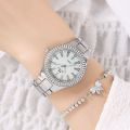 Fashion Casual Women Watch Elegant Luxury Brand Stainless Steel Strap Quartz Dress Watches For Woman . 