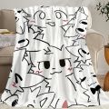 Cute Boykisser Silly Cat Blanket Soft Comfortable Nap Plush Suitable For Iiving Room Office Bedroom Birthday Home Kid Gift. 