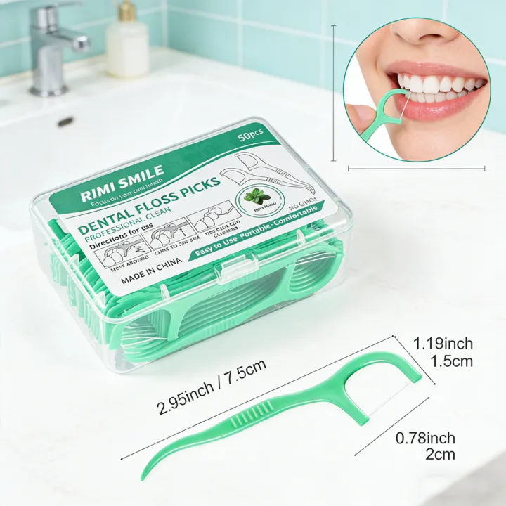 RIMI%20SMILE%2050/100/150Pcs%20Ultra%20Fine%20Mint%20Dental%20Floss%20Sticks%20Portable%20Box%20Easy%20Carry%20Teeth%20Cleaner%20For%20Daily%20Life%20Travel%20-%20Image%203