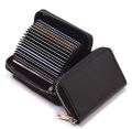 Business Card Holder Wallet Women/men Gray Bank/ID/Credit Card Holder. 