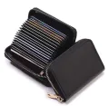 Business Card Holder Wallet Women/men Gray Bank/ID/Credit Card Holder. 