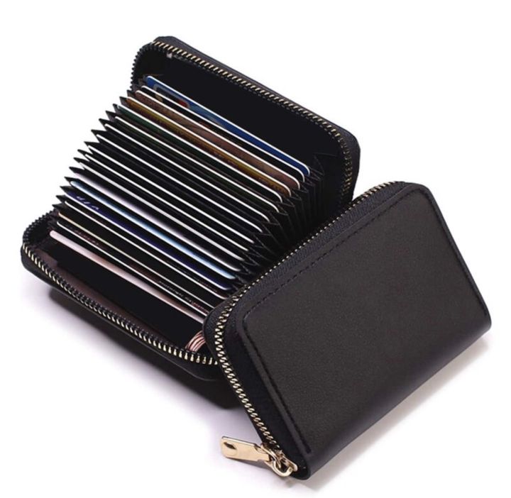 Business Card Holder Wallet Women/men Gray Bank/ID/Credit Card Holder