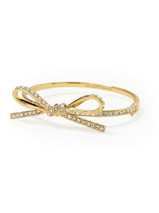 (C). Kate Spade Bow Bangle Bracelet