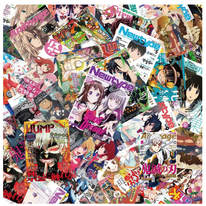 10/30/60pcs Mixed Anime Posters Stickers Cartoon Sticker Phone ...
