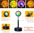 Remote Control RGB Sunset Lamp Projector 16 Colors Changing RGB | Mobile Photography Backgrounds Accessories Lighting Kit Wallpaper. 