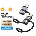 For IOS Female To USB C Male Converter Type C To iPhone Adapter Fast Charging Adaptador For iPhone 15 14 13 Pro Max iPad Airpods.