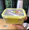 lunch boxနှစ်ထပ်ထမင်းဗူးစတီးခံပါအထူ. 