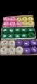 1 pis crochet ball multicolor/metalic/bangle making materials/jewellery making/kundan/pearl ceramic/traditional jewellery/accessories. 