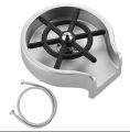 CASA Faucet Glass Rainser For Kitchen Sink, Stainless Steel Cup Washer. 