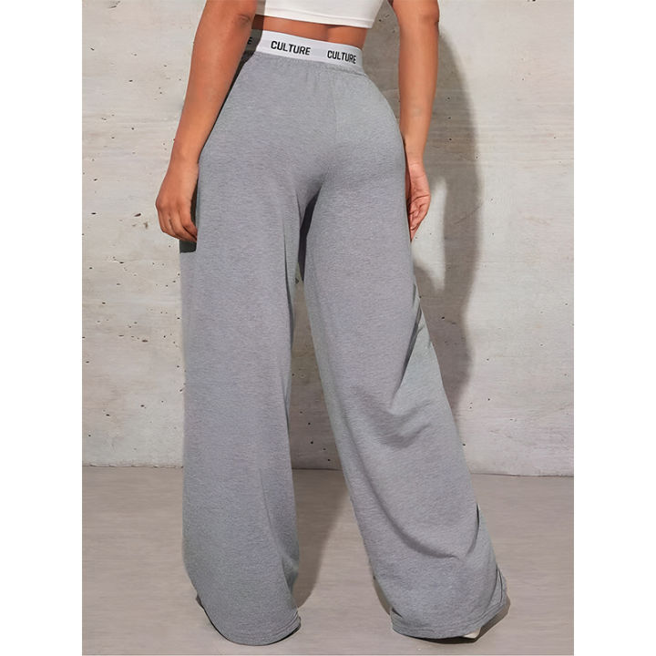 Women's%20Fashion%20Pants%20High%20Waist%20Webbing%20Loose%20Women's%20Wide%20Leg%20Pants%20Solid%20Colour%20Casual%20Female%20Pants%20Autumn%20Daily%20Wear%20-%20Image%203