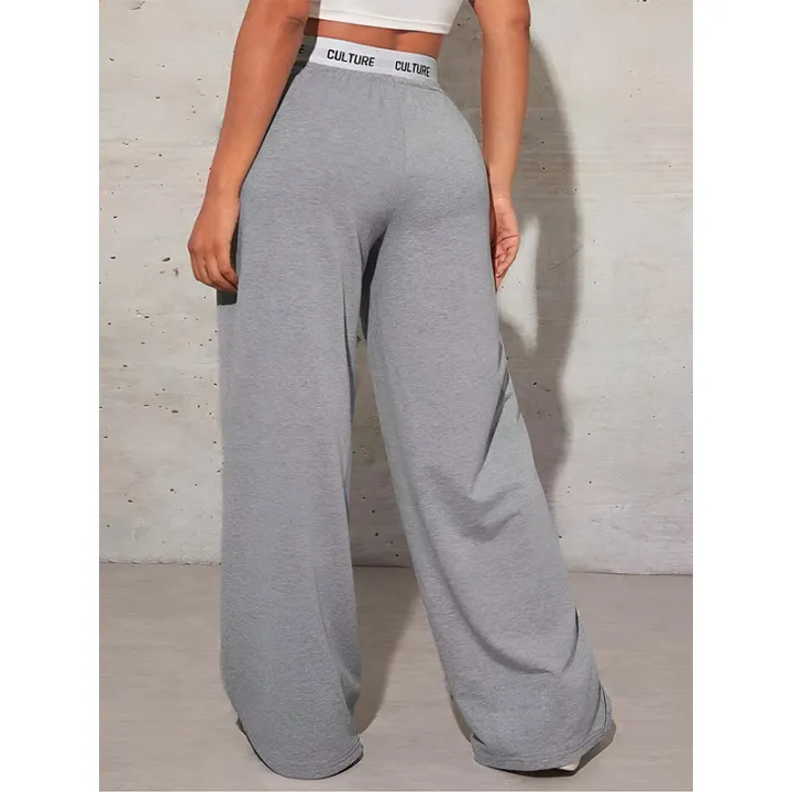 Women's%20Fashion%20Pants%20High%20Waist%20Webbing%20Loose%20Women's%20Wide%20Leg%20Pants%20Solid%20Colour%20Casual%20Female%20Pants%20Autumn%20Daily%20Wear%20-%20Image%203