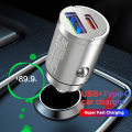 Mini Metal Fast Automobile Auxiliary Power Outlet Car Interface Adapter for All Car Models. 