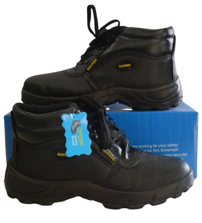 Safety Shoes | Men's Leather Safety Shoes | Rangers Safety Shoes | Industrial Working Boots | Perfect Safety Solution for Industry