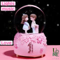 Uonehome ready to send h024 romantic love crystal ball music Valentine birthday gift to friends gift wrapping card. 