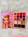 All In One book Makeup Pallete Glitter,Shimmer,Matte,  multicolor For Women. 