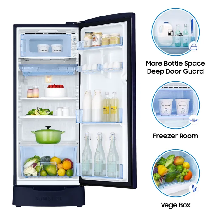 SAMSUNG%20RR20C2z226R/IM%20192%20Litres%20Direct%20Cooling%20Digital%20Inverter%20Single%20Door%20Refrigerator%20With%20Base%20Stand%20(Saffron%20Red)%20-%20Image%208