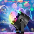 RGB Party Light RGB Podda Disco DJ Party Lights Sound Activated with Remote Control 7 Colors RGB Projection Effects for Party Holiday KTV Bar Wedding Christmas Karaoke DJ Club. 
