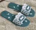 New Cute Design Silicone Upper Flat Slipper Sandals for Girls & Womens. 
