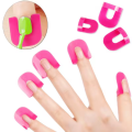 LULAA 26Pcs Nail Polish Guard Soft Shield Skin Cuticle Bagged Protector for Women French Stamp Painting Spill Proof Manicure. 
