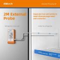 Elitech GSP-6 Digital Temperature And Humidity Data Logger Detachable Dual Probes -40℉ To 158℉ Max Accuracy Up To ±0.6℉ Audio Alarm Calibration Certificate Max/Min Value Display. 