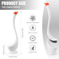 Swan Shaped Toilet Brush Set with Base and Long Handle Bathroom Accessories Easy to Clean Toilet. 