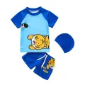 Bibelot swimwear children's swimming suit Boy's swimming suit with hat ready to ship from Thailand. 