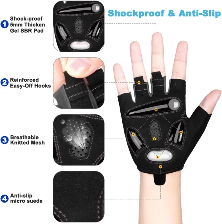 MOREOK%20Bike%20Gloves%20Half%20Finger%20MTB%20Bicycle%20Gloves%205mm%20Gel%20Pads%20Shock-absorbing%20Mountain%20Bike%20Road%20Cycling%20Gloves%20for%20Men%20Women%20-%20Image%202