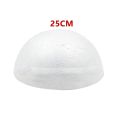 Blank Half Round Polystyrene Foam Ball For DIY Wedding Party Christmas Decor White Decorative Flower Ball 15cm/18cm/20cm/25cm.
