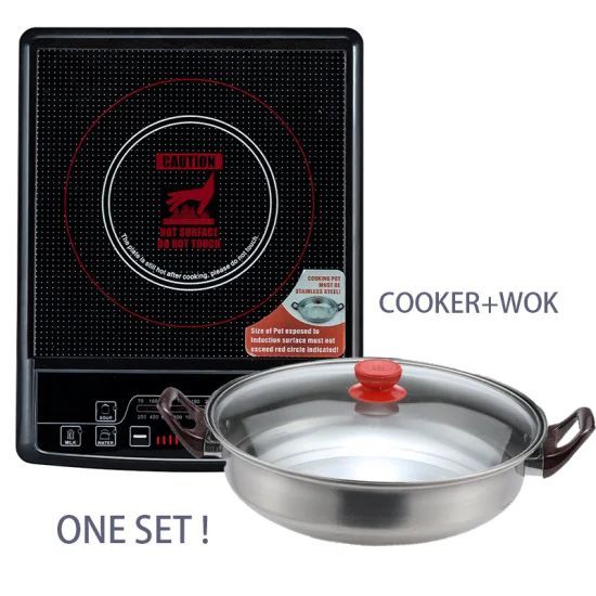 Induction Cooker 2000W with 6 Months Warranty