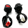 22mm Universal Motorcycle Handle Bar Switches With Choke Horn Turn Signal Headlight Electric Start Handlebar Controller Switch. 