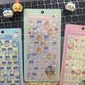Cartoon 3D Cat Claw Sticker Kawa Crystal Relief Stickers DIY Scrapbook Diary Laptop Stationery Decorative Stickers. 