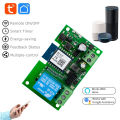 Wifi Smart Switch 7-32V 85-250V Mini Wifi Light Controller 433RF Receiver Gate Garage Opener Smart Life Tuya APP 1 Gang Relay. 