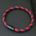 Fashion Fabric Bracelet Men Women Multiple Colors And Sizes Available Black Magentic Buckle Nautical Thread Braslet Accessories. 