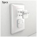 10pcs Outlet Covers Baby Proofing Safety -Child Secure Electric Plug Protectors With Hidden Handle For Kids Toddler Protection. 