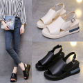 Summer Wedge Platform Sandals Fashion Retro Romen Beach Shoes Ladies Casual Peep Toe Soft Comfortable Sandalias De Mujer. 