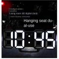 Creative 3d Stereo Mini Clock Led Digital Clock Wall Clock Desk Desk Clock Alarm Clock Living Room Clock Diy. 