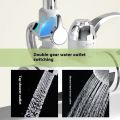 Bathrooms Shower Faucet with Sensor Electric Hot Flowing Kitchen Tap Water Heater Heating Tankless Portable for Kitchen Bathroom. 